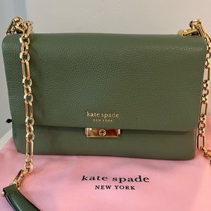 NWT- Kate Spade Carlyle Medium Shoulder Handbag - light green (Romaine 301)!